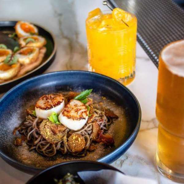 The proper pairing with cocktails and inspiration food menu items all work together to give you a great place to Celebrate your Wins.