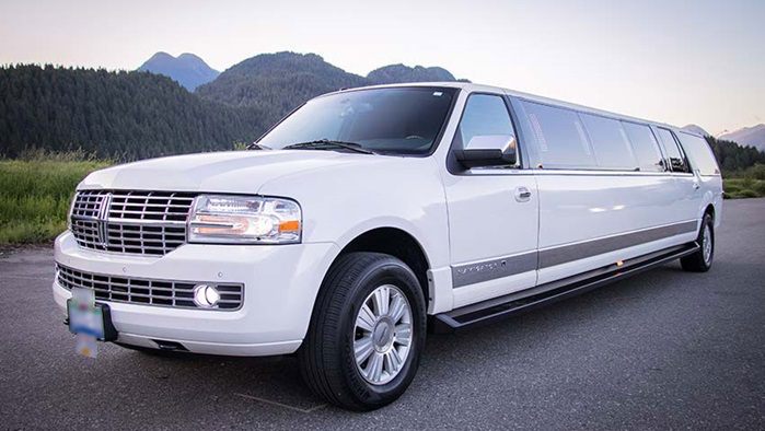 Patagonia Chauffeur White Limo Luxury Private Events & Conferences Image. 