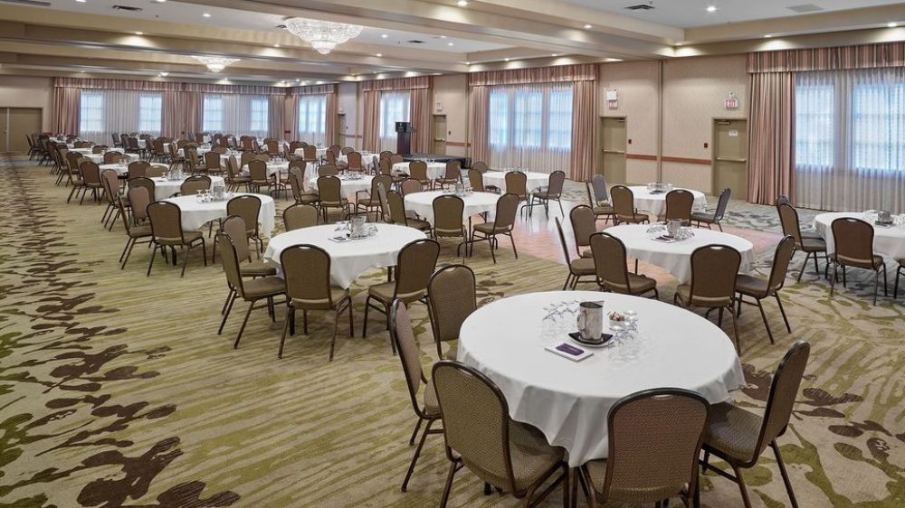 Coast Hotel Conference Main Room, Largest Room in Canmore.   All Amenities on Site. 