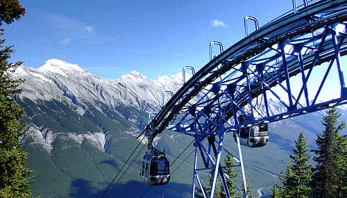 Ascend to the top of Sulpher Mountain on the banff Gondola