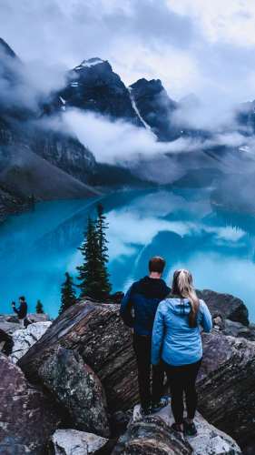 Moraine Lake - Lake Louise.   Let your brain take you to a new reality and expand what is possible