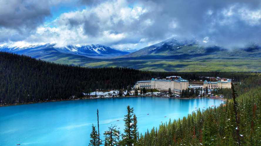 Lake Louise Chateau Fairmont.   One of the most famous destinations in the world.  Embrace all that this mystic area offers.  