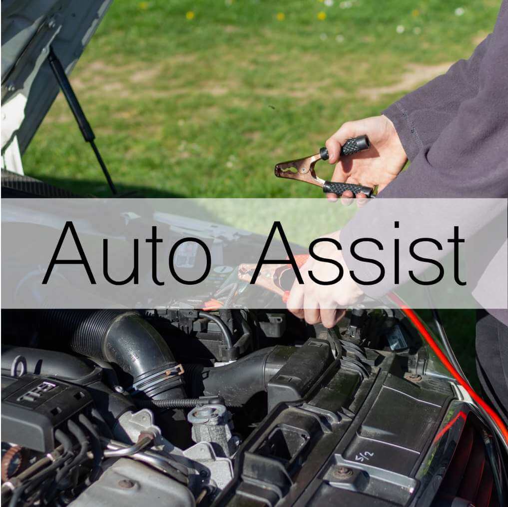 minor auto assist from Boosting Battery, fuel outage or transportation from your location where car broke down to your next destination after the tow truck has arrived.   