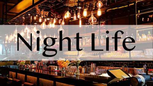 mega menu for night life options