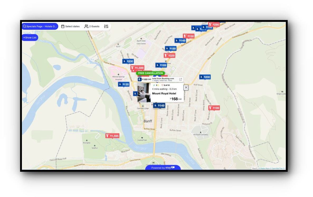 banff hotel deals map on about us what we provide the traveller 16x9 1000