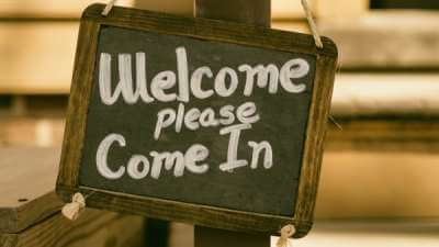 welcome menu image for website.  