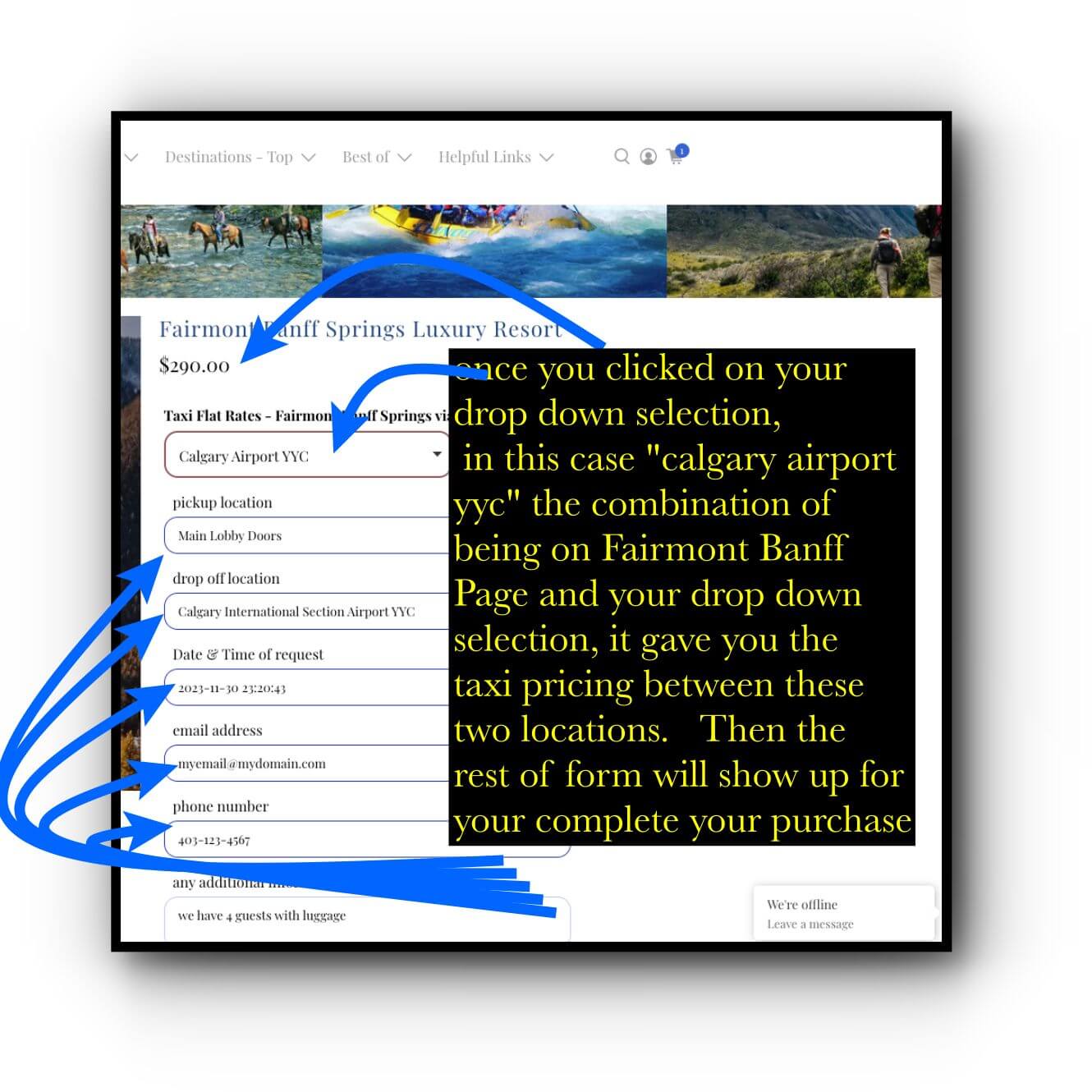 welcome pricing mobil 1x11000 step 3 both selection are made price shows up and fill out rest of orm project