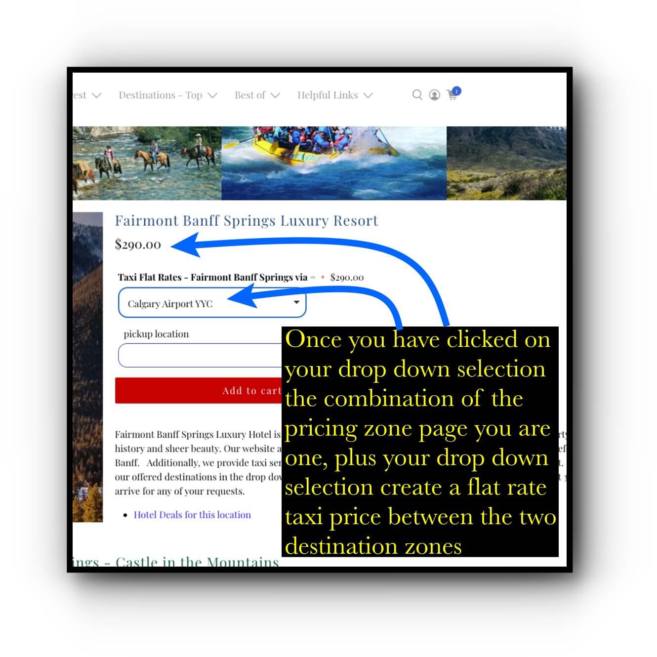 welcome_pricing step 3a 1000 mobile 1x1 showing the drop down selection choice with price showing up