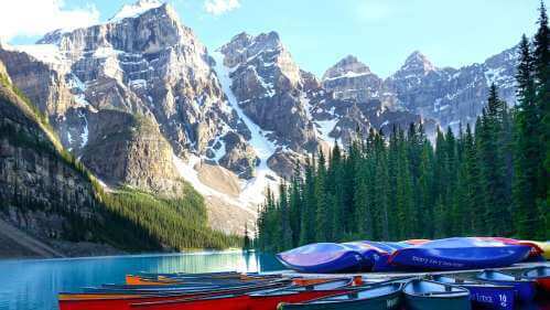 Moraine Lake - Banff National Park Sightseeing